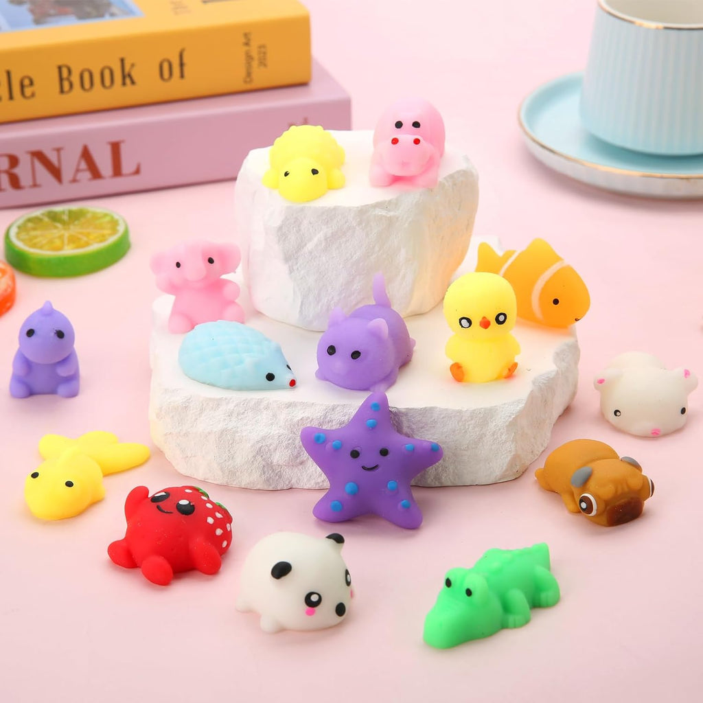 Mini Animal Squishy Toy Set 30 Pack