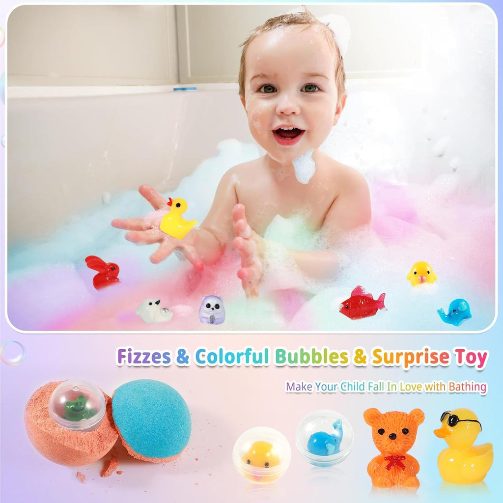 Kids Bath Bombs with Surprise Toys 24 Pack