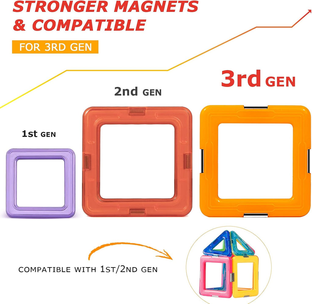 Magnetic STEM Building Blocks Toy Set for Kids