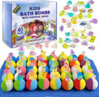 Kids Surprise Bath Bomb Toy Set (40 Pack)
