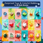 Kids Animal Surprise Bath Bomb Set