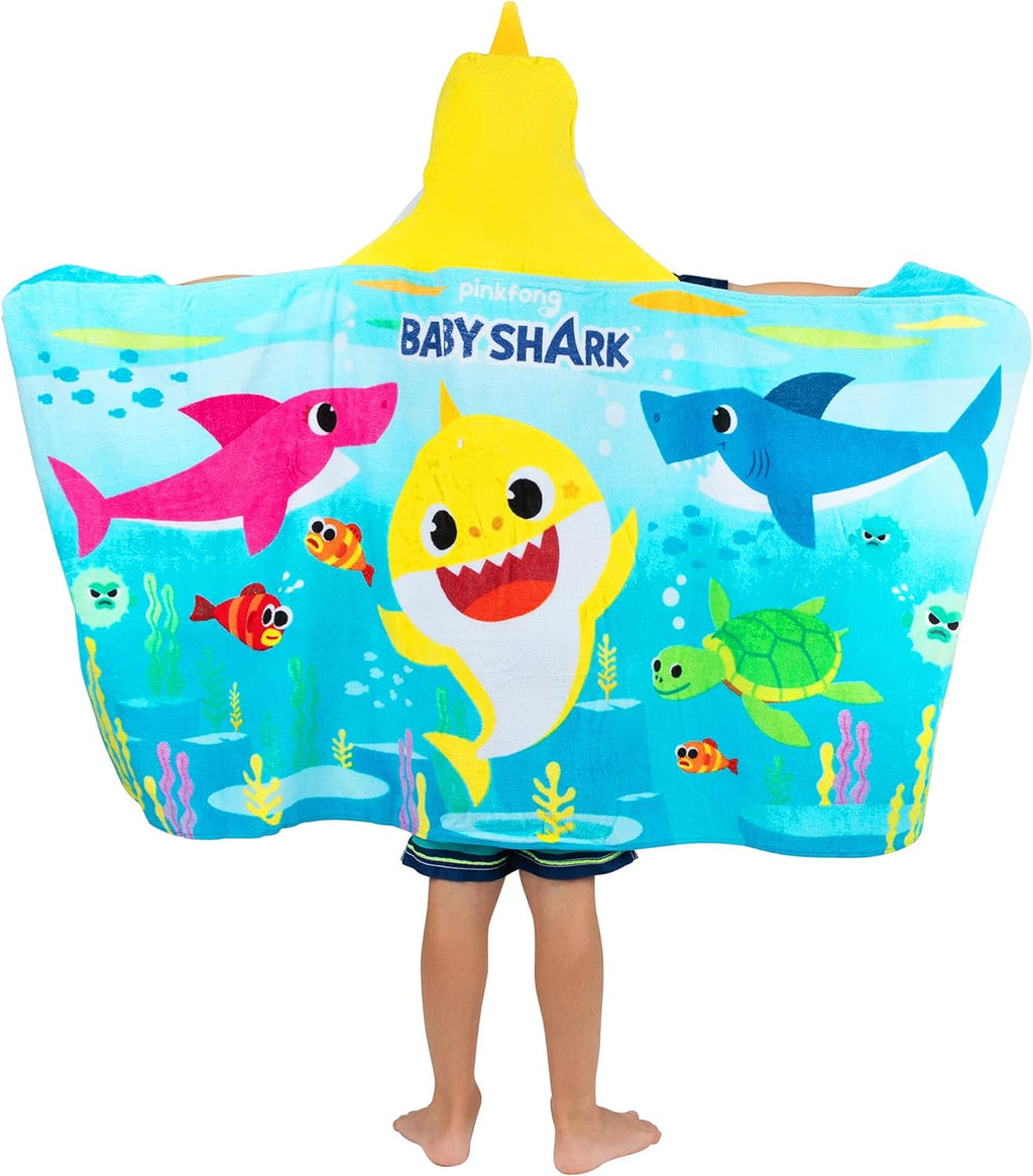 Kids Hooded Cotton Terry Towel Wrap