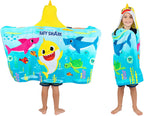 Kids Hooded Cotton Terry Towel Wrap