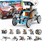 Solar Powered 12-in-1 Robot Building Kit for Kids