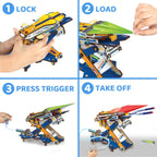 Hydraulic DIY Paper Airplane & Dart Launcher STEM Kit