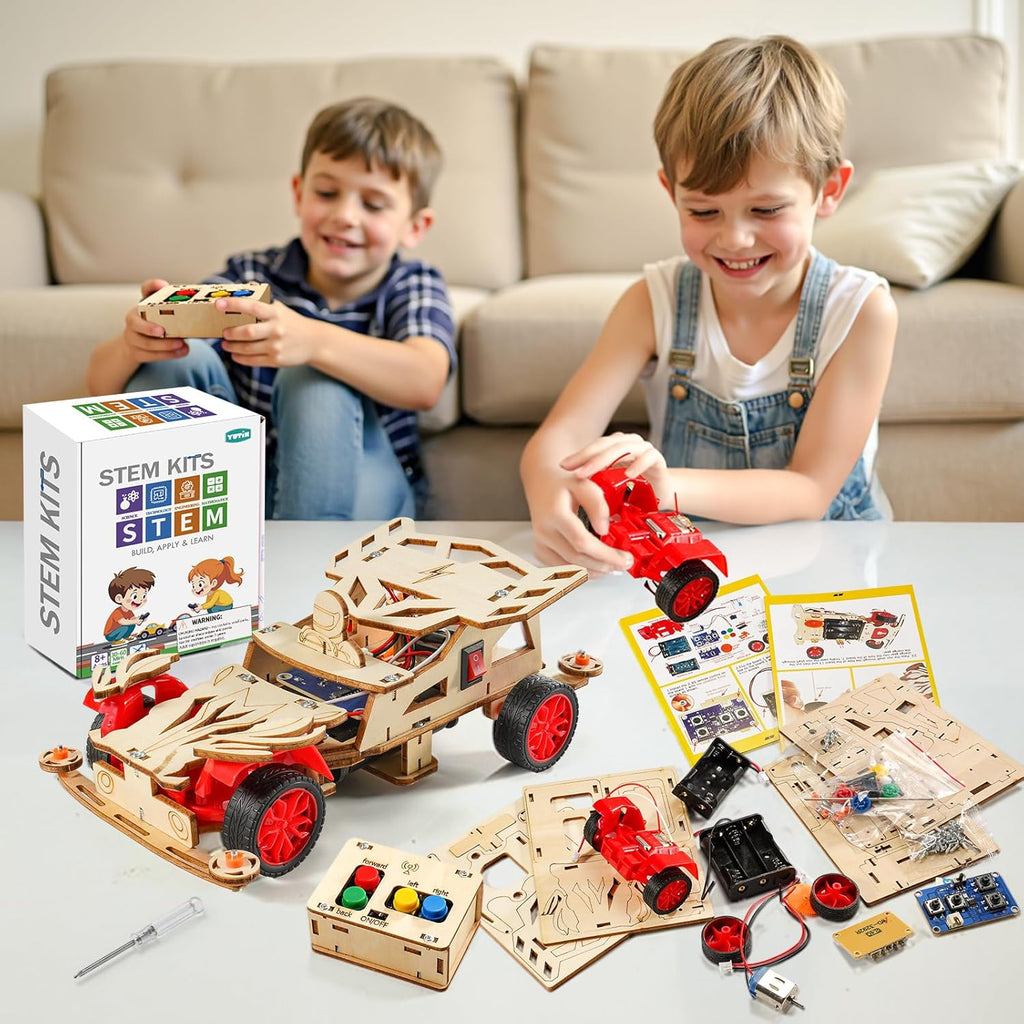 STEM Remote Control Car Building Kit for Kids