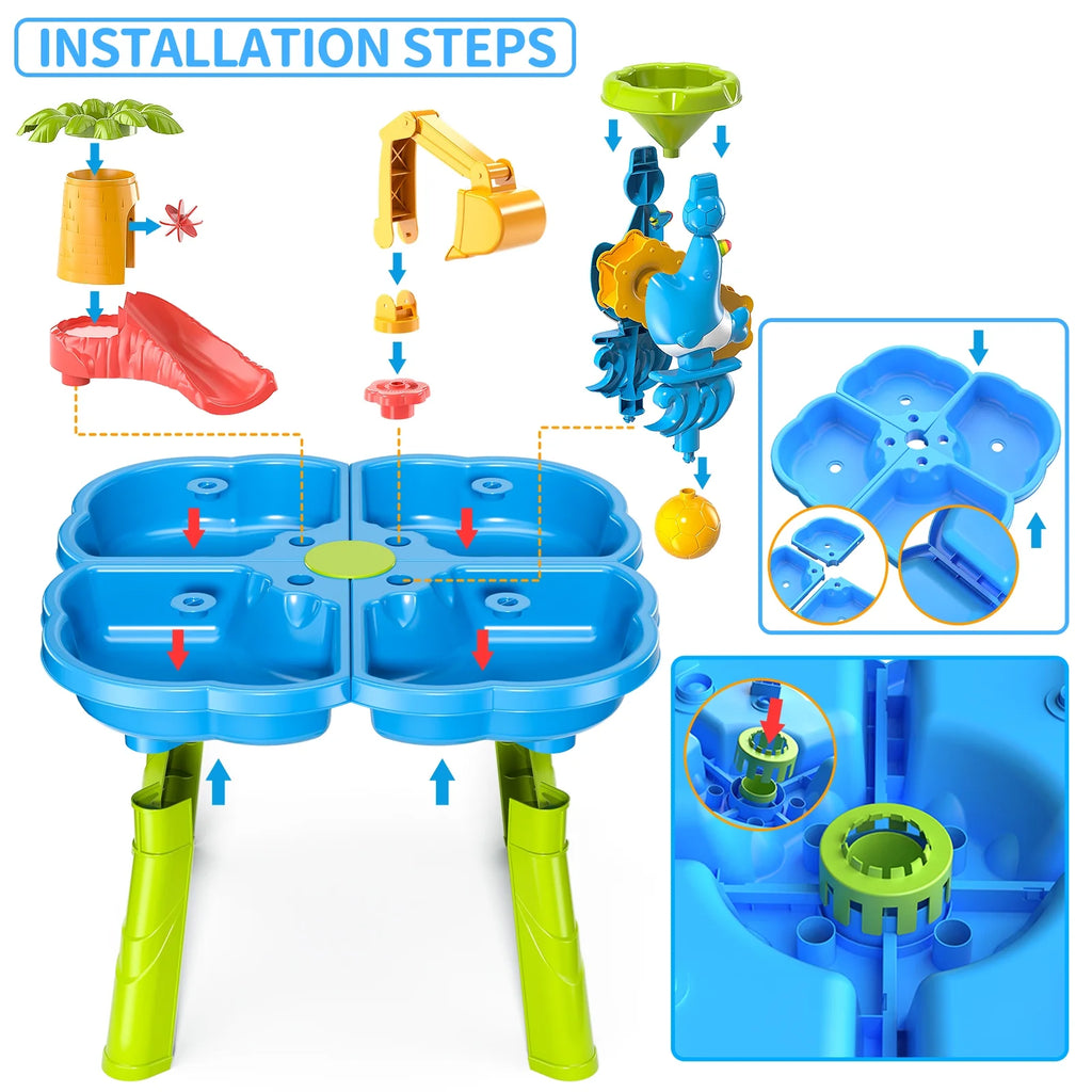 Sand Water Table for Toddlers