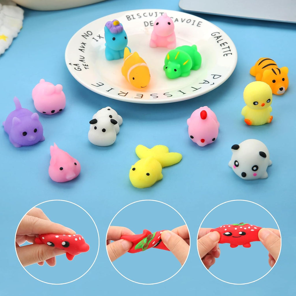 Mini Animal Squishy Toy Set 30 Pack
