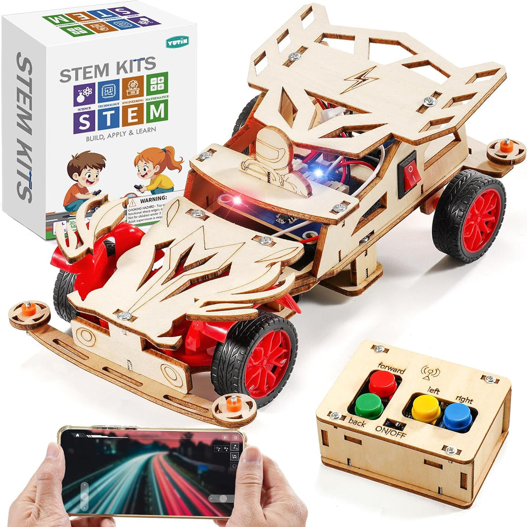 STEM Remote Control Car Building Kit for Kids