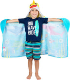 Kids Hooded Cotton Terry Towel Wrap