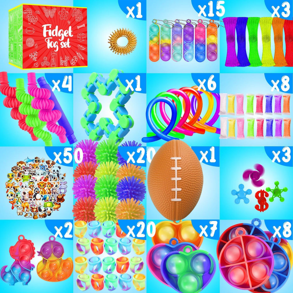 Kids Sensory Fidget Toy Pack 160 Piece