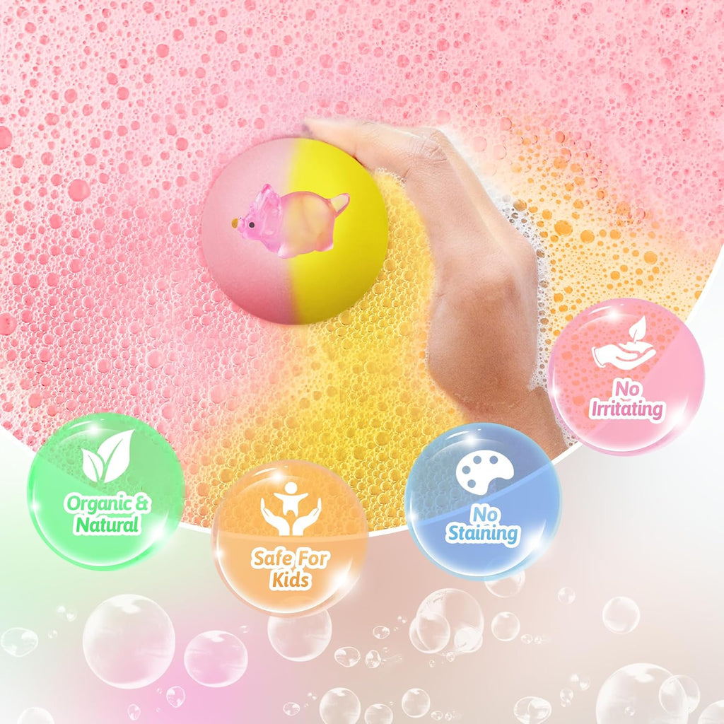 Kids Surprise Bath Bomb Toy Set (40 Pack)