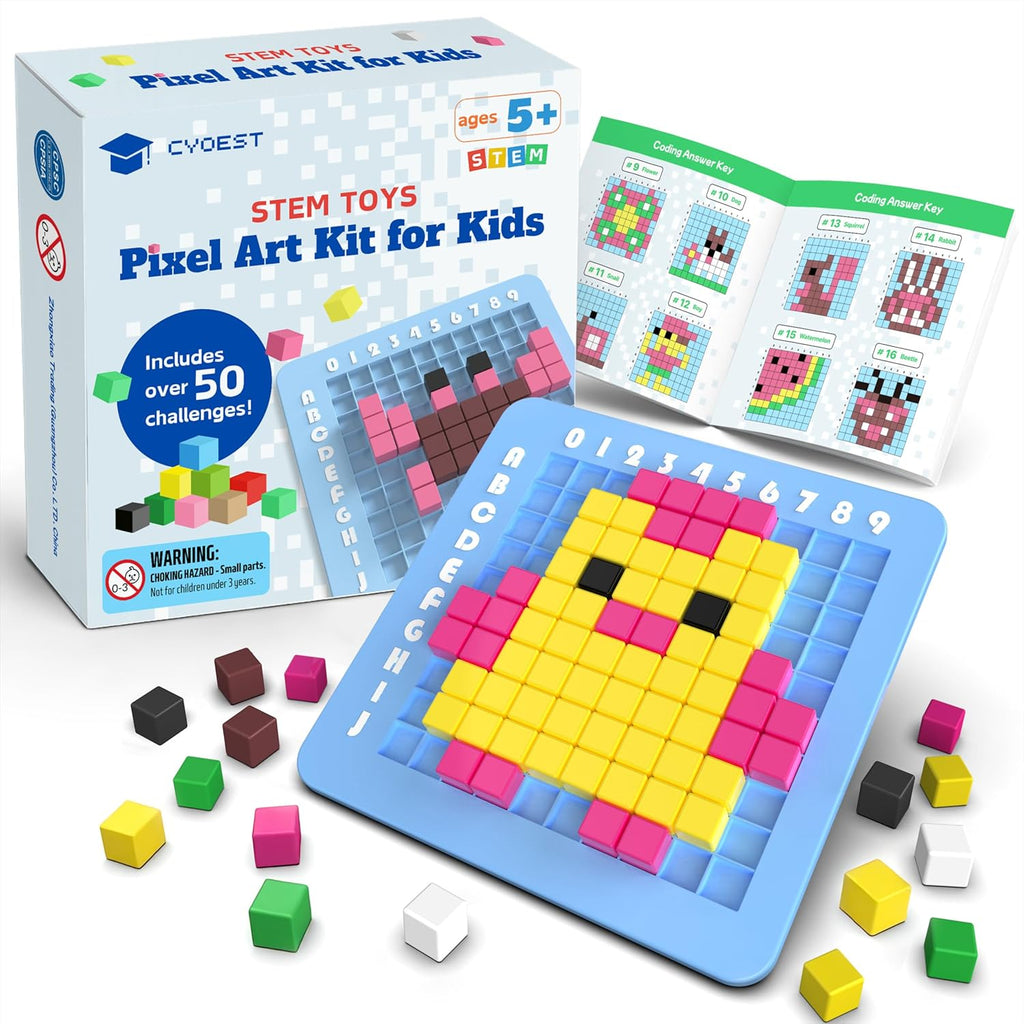 STEM Pixel Art Learning Kit for Kids