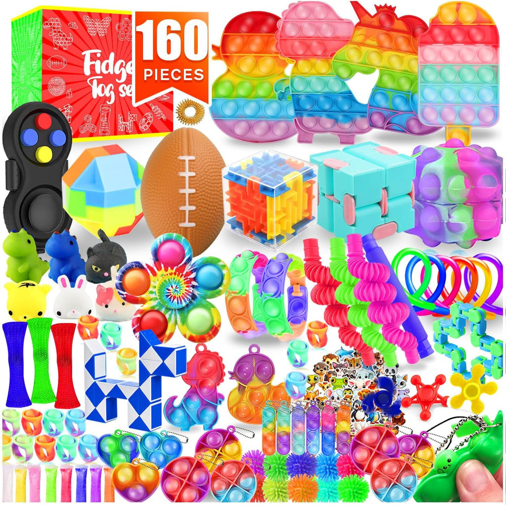 Kids Sensory Fidget Toy Pack 160 Piece