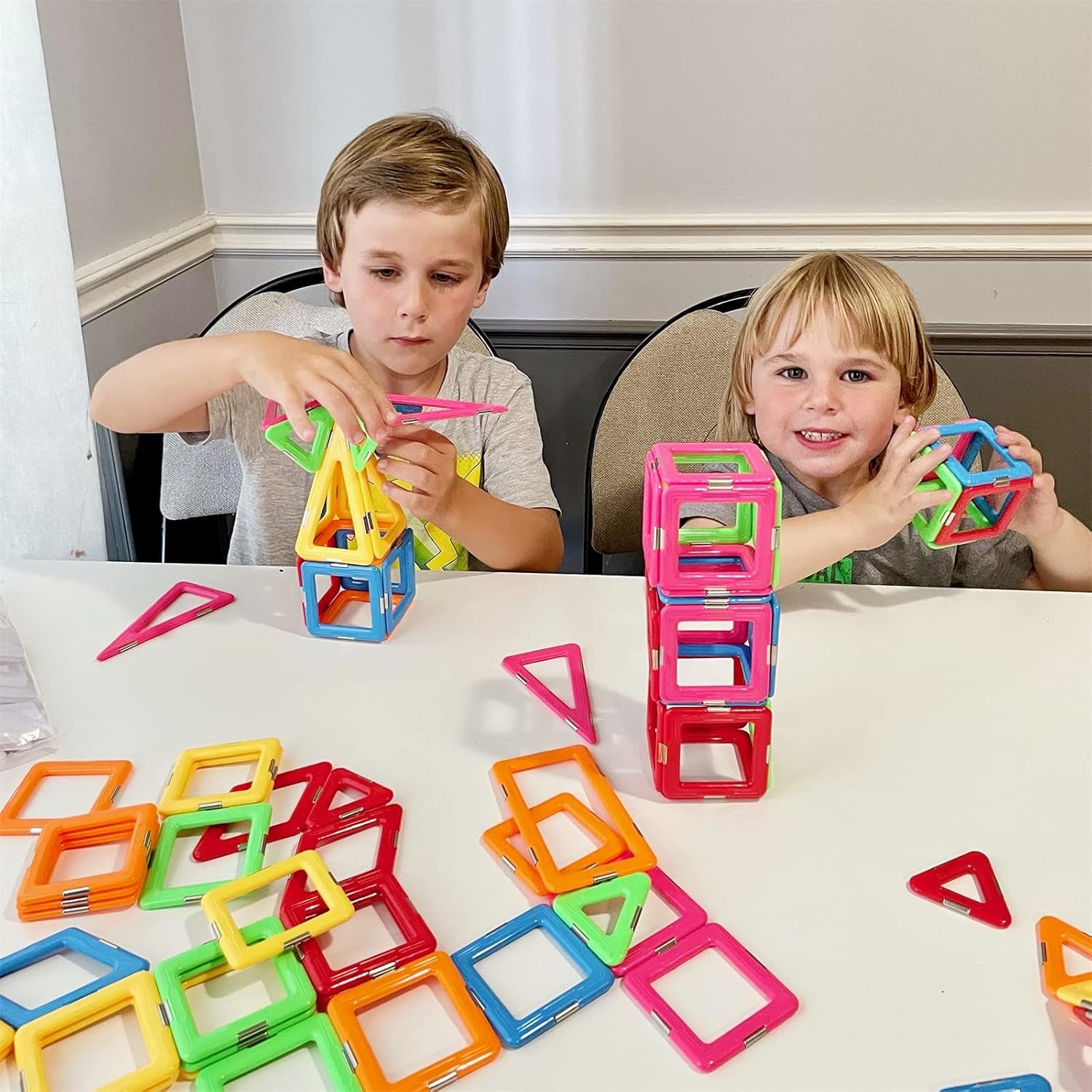 Magnetic STEM Building Blocks Toy Set for Kids
